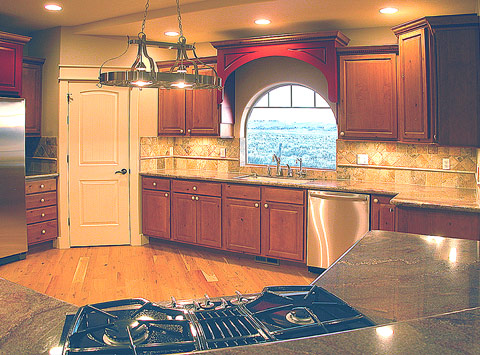 Custom kitchen, 16X14 size, features top quality throughout...