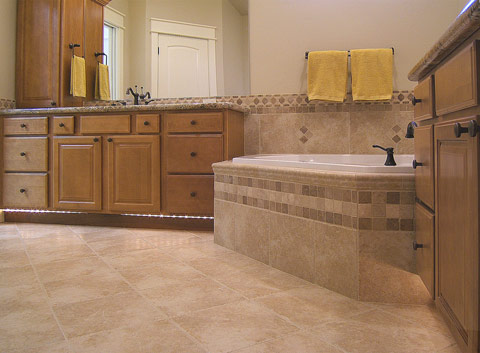 Spacious master bath,... you will love...